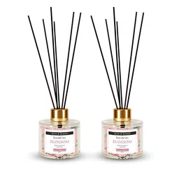 SOUL & SCENTS White & Black 2 Pieces Blossom Fragrance With 6 Reed Sticks 120 ml  Each-21