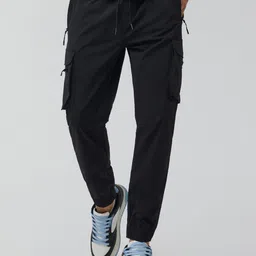 XYXX Men Relaxed Mid-Rise Cotton Joggers-image-21