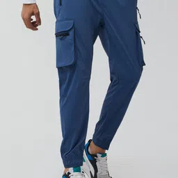 XYXX Men Relaxed Mid Rise Cotton Cargo Trousers-image-65