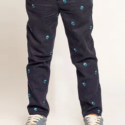 One Friday Boys Printed Relaxed Cargos Trousers-picture-49
