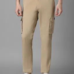 Louis Philippe Jeans Men Slim Fit Cargos Trousers-image-71
