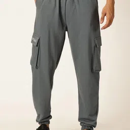 Mast & Harbour Men Smart Loose Fit Cargo Joggers-picture-44