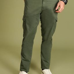 Urban Dog Men Regular Fit Cargo Trouser-image-83