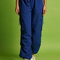 Globus Women Mid Rise Loose Fit Cargos Trousers-picture-22