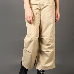 V-Mart Girls Cotton Low-Rise Cargos Trousers-image-31
