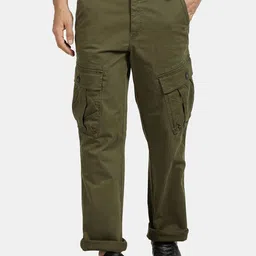 t-base Men Mid-Rise Regular Fit Cargos-image-74