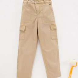 Ed-a-Mamma Boys Beige Cargos Trousers-picture-21