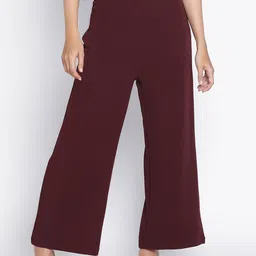 DRAAX Fashions Women High Rise Parallel Trousers-image-79