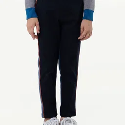 One Friday Boys Classic Mid Rise Cotton Trousers-image-88