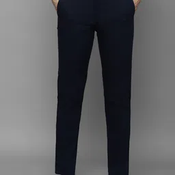 Louis Philippe Sport Men Tapered Fit Flat Front Chinos Trousers-image-92