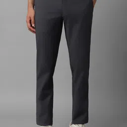 Louis Philippe Sport Men Slim Fit Mid-Rise Flat Front Regular Trousers-image-44