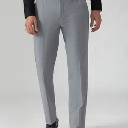 SUBTRACT Men Slim Fit Four Way Stretch Wrinkle Free Mid Rise Formal Trouser-image-78