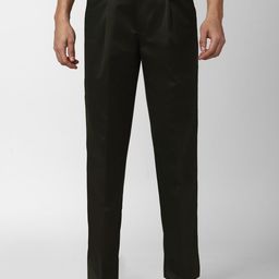 Peter England Casuals Men Pleated Trousers-image-79