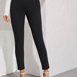 Visit Wear Women Pleated Trousers-image-84
