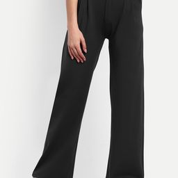 Next One Women Smart Loose Fit High-Rise Easy Wash Pleated Trousers-picture-7