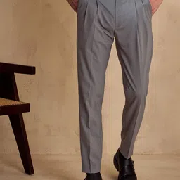 DENNISON Men Smart Formal Trousers-image-90