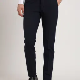 Turtle Classic Tapered Fit Formal Trouser-image-7