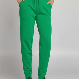 KIABI Women Solid Mid Rise Regular Fit Joggers Trousers-image-96