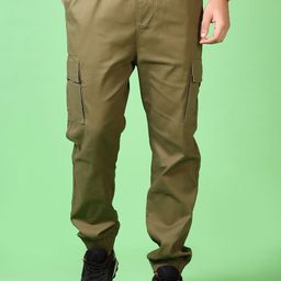 V-Mart Men Cotton Cargos Trousers-image-56