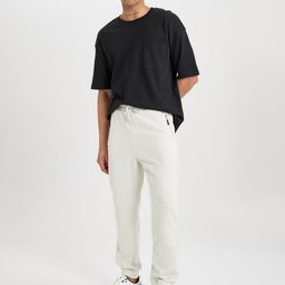 DeFacto Men Regular Fit Mid-Rise Joggers-image-27