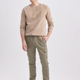 DeFacto Men Mid-Rise Cargo Trousers-image-20