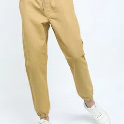KETCH Men Beige Joggers Trousers-picture-41