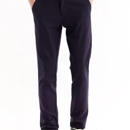 Red Flame Men Mid-Rise Cotton Slim Fit Trousers-image-72