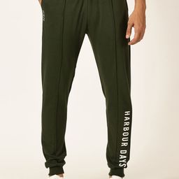 Mast & Harbour Men Smart Slim Fit Cotton Joggers-image-54