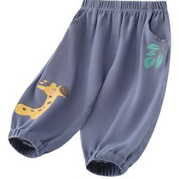 StyleCast Boys Blue Conversational Printed Loose Fit Easy Wash Joggers-image-17