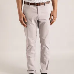 Indian Terrain Men Brooklyn Mid-Rise Slim Fit Chinos Trousers-image-72