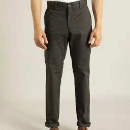 Indian Terrain Men Brooklyn Slim Fit Mid-Rise Chinos Trousers-image-29