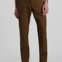 Jack & Jones Men Slim Fit Mid-Rise Plain Chinos Trousers-image-27