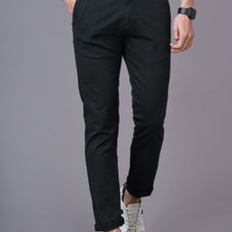 PAUL STREET Men Smart Slim Fit Mid Rise Cotton Chinos-image-98