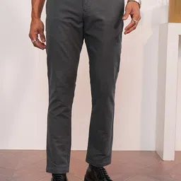 LOCOMOTIVE Premium Men Slim Fit Ankle Length Trousers-picture-56