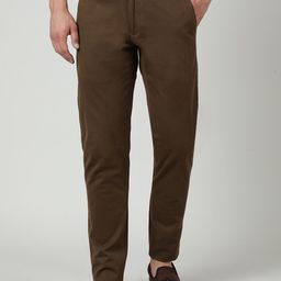 Crocodile Men Urban Slim Cotton Slim Fit Chinos Trousers-image-89