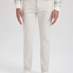 DeFacto Men Cotton Chinos Trousers-image-83