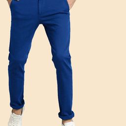 AD & AV Men Mid-Rise Easy Wash Chino Trousers-image-74