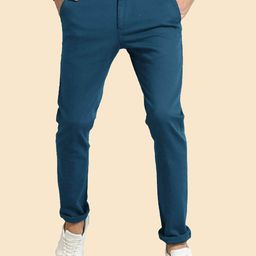 AD & AV Men Easy Wash Mid-Rise Chinos Trousers-image-82