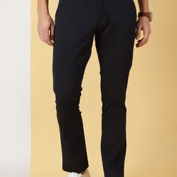 Thomas Scott Men Mid-Rise Smart Fit Easy Wash Chinos Trousers-image-58