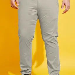 bigbanana Plus Size Men Pure Cotton Chinos Trouser-image-46
