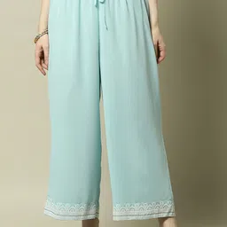 Rangriti Women Relaxed Straight Fit Trousers-image-94