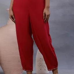 W Women Loose Fit Trouser-image-88