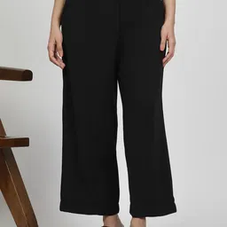 W Women High-Rise Straight Fit Parallel Trouser-image-60