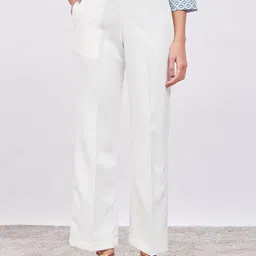 SALT ATTIRE Women Straight Fit Trousers-image-25