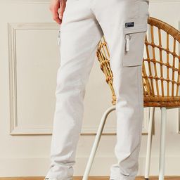 Dennis Lingo Men Cotton Straight Fit Trousers-image-92