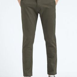 Flying Machine Men Straight Fit Mid-Rise Plain Cotton Chinos-image-93