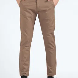 Flying Machine Men Straight Fit Mid-Rise Plain Cotton Chinos-image-86