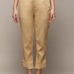 Biba Women Relaxed Straight Leg Cigarette Trousers-image-99