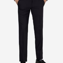 Greenfibre Men Mid-Rise Slim Fit Formal Trouser-image-95