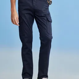 Red Flame Men Slim Fit Mid rise Stretchable Cargo Trousers-picture-46